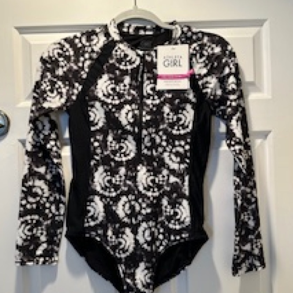 Athleta Girls Rashguard One Piece Swimsuit - Brand New with Tags (XL-Girls 14)